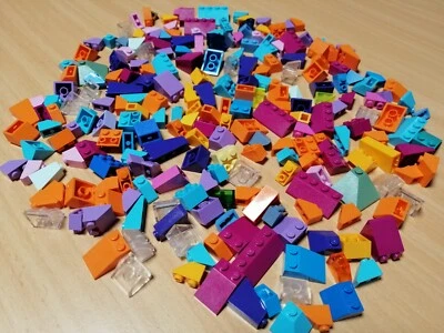 LEGO Großes Konvolut Dachsteine Inverse Steine bunt / Schrägsteine Lego Friends - Bild 1 von 4