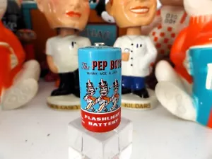 VINTAGE THE PEP BOYS C FLASHLIGHT BATTERY TO DISPLAY W/ FLASHLIGHT COLLECTION !! - Picture 1 of 9