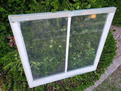 Antique Salvage Wood Window Home Decor Rough Measurements 31 Inches Wide X 28 in - Imagem 1 de 3