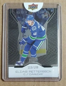 2019 2019-20 UPPER DECK BUYBACKS ELIAS PETTERSSON BASE CARD 115/199 6 CANUCKS - Bild 1 von 2