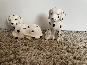 Ceramica Cane Shakers Dalmata Vintage Sale E Pepe - Foto 1 di 6