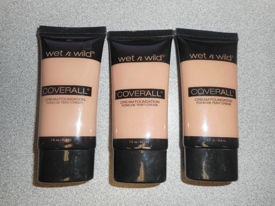 ONE PC WET N WILD COVERALL CREAM FOUNDATION 1.0fl oz *UNSEALED* *SEE VARIATIONS* - Image 1 of 1