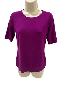 Lafayette 148 Rundhals Halbarm weich kuschelig Stretch Lagenlook Top Gr. S *lesen* - Bild 1 von 7