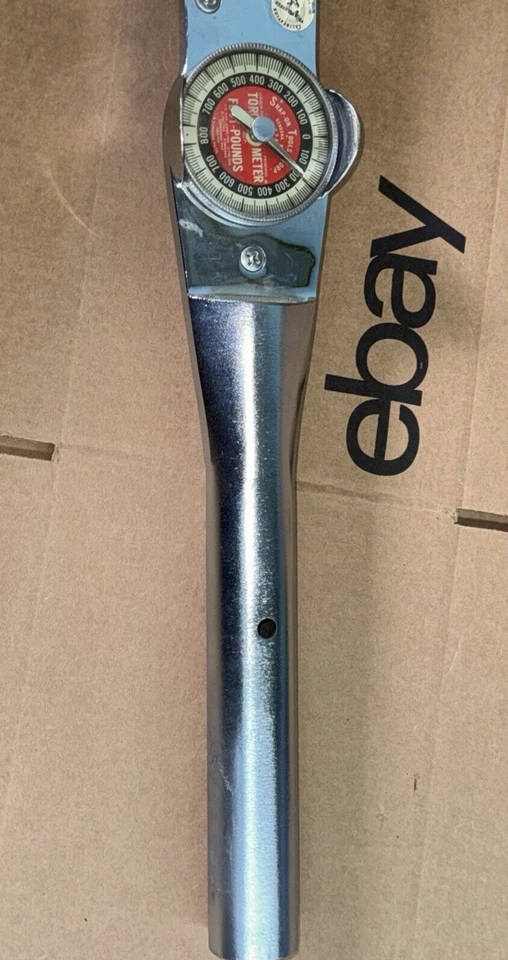 SNAP ON TORQOMETER Te803-Fu 800ft/lbs TORQUE WRENCH 800 Foot Pound 1” Drive - Image 1 of 4