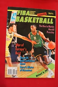 1992 FIBA Basketball Monthly - Harold Pressley - Michael Jordan Poster - Chicago Bulls - Bild 1 von 2