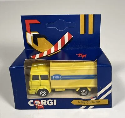 Corgi Juniors J53 Fyffes Iveco Container Truck 1/64 Diecast In Blister Box  - Image 1 of 4