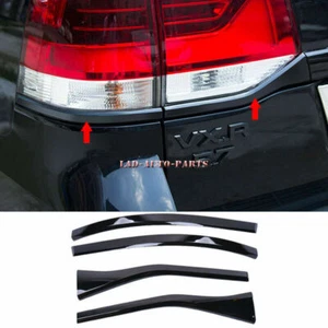 Glossy Black Rear Taillight Strip Trim Fit For Toyota Land Cruiser LC200 2016-21 - Bild 1 von 6