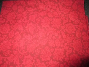 RED ON RED - 1 YARD BY THE KESSLERS FOR CONCORD - Picture 1 of 2