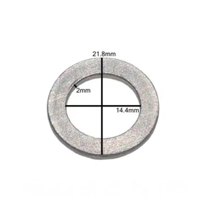 M14 Aluminum Oil Drain Plug Washer Gasket Honda 94109-14000 Dorman 095-015 5pK - Picture 1 of 1