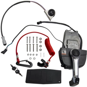 Remote Throttle Lever Control Box for Johnson & Evinrude 5006186 W/ Ignition - Bild 1 von 12