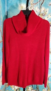 NWT AB Studio Metallic CowlNeck Sweater, Size Medium, Retail $50.00 - Bild 1 von 3
