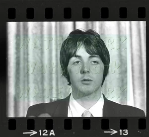 BEATLES - JOHN LENNON - PAUL MCCARTNEY - ORIGINAL NEGATIVE & SCAN - USE ANYWHERE - Picture 1 of 1