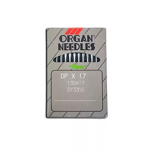 10 ORGAN 135X17 DPX17 Nadeln für industrielle Lauffuß Nähmaschinen - Bild 1 von 1
