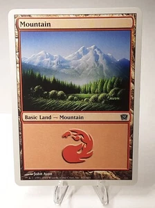 MTG - 9th Edition - Mountain - #343 - Near Mint - Picture 1 of 5