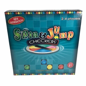 Juego de Mesa Spin and Jump Checkers 2-4 Jugadores Edades 8+ Familia Niños SELLADO - Imagen 1 de 2