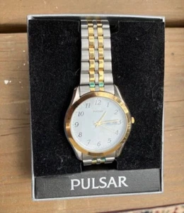 Pulsar men's wristwatch TB51A quartz, new old stock in box - Picture 1 of 1