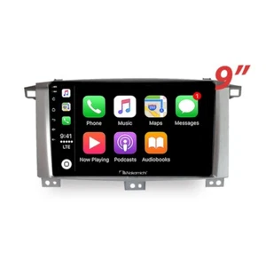 9" Wireless CarPlay Android Auto Nakamichi BT For Toyota Landcruiser 2002-06 SO - Foto 1 di 3