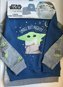 Star Wars The Mandalorian 2 pk Kids Sweatshirt, Brand New 4T - Picture 1 of 4