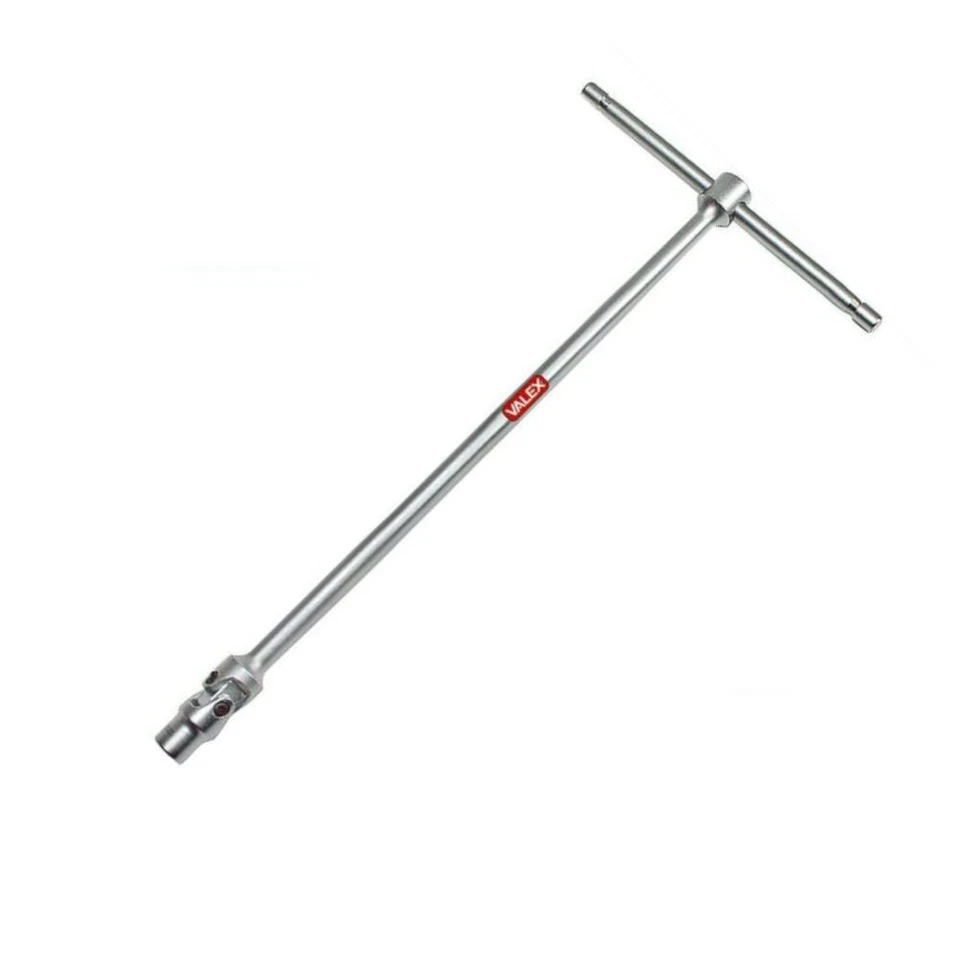 CHIAVE A T SNODATA 17mm BUSSOLA ESAGONALE 450 mm ASTA SCORREVOLE VALEX - Immagine 1 di 1