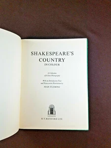 Shakespeare's Country in Color Joan Fleming 1960 Batsford - Picture 1 of 11