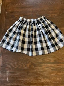 Crewcuts Skirt Black White Check Size L 9-10 - Picture 1 of 6