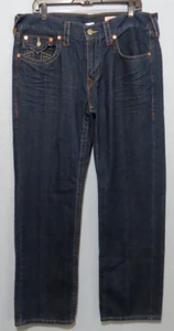 True Religion Originals Ricky Core Vintage Straight Blue Jeans 36x31 NW0T - Picture 1 of 14