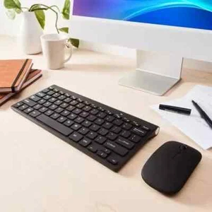 Wireless Keyboard Mouse Combo for iPad Tablet Laptop PC Smart Phone - Picture 1 of 2