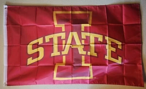 Iowa State Cyclones ISU NCAA Football Flag Double Side Print 3x5 Ft W/ Grommets - Picture 1 of 3