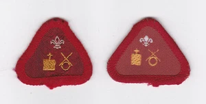 1970-2000 British/Reino Unido Scouts - Insignia de competencia del lector de mapas Cub Scout (2 Var) - Imagen 1 de 2