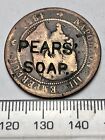 1856 France 10 Centimes Counterstamped In The Uk Advert   Pears Soap E369c