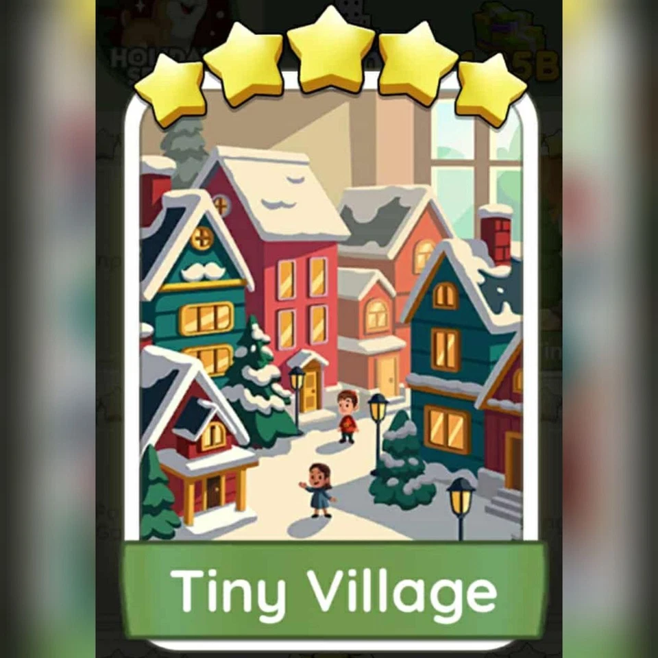 1 x Tiny Village (⭐⭐⭐⭐⭐) Set - 16 -Mono_poly_ Go sticker (Fast sending) - Image 1 of 1