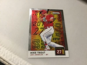 2019 Panini Prizm - Numbers Game Mike Trout #NG5 Silver Prizm - Picture 1 of 2