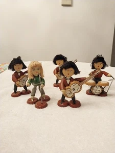 Vintage  ROLLING STONES Beer,soda Bottle Caps FIGURINES. Memorabilia Rare - Picture 1 of 10