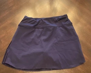 baleaf Girls Athletic Skort (Back Pleated) Navy Blue Size L - Picture 1 of 13