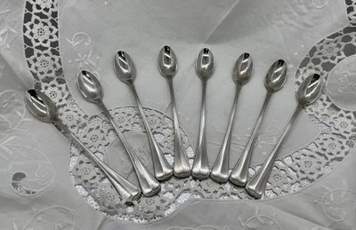 Towle Stainless 18 /8 Germany Hamilton Iced Tea Spoons Set Of Eight Very Nice! - Image 1 of 4