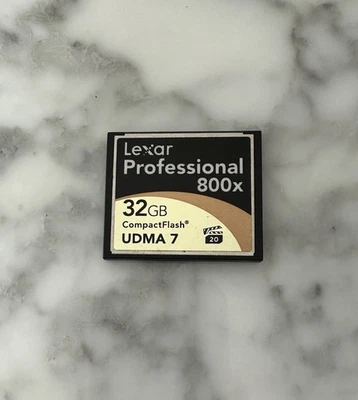 LEXAR Pro 32G UDMA7 800X Compactflash Memory Card - Image 1 of 2