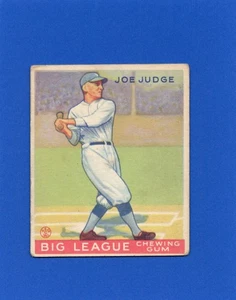 1933 Goudey, Joe Judge # 155, Brooklyn Dodgers - Picture 1 of 2