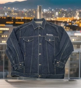 NWOT VTG Phat Farm New York Mens Denim Jean Jacket XXL Hip Hop 90s Streetwear - Picture 1 of 13