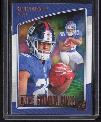 2018 Donruss #RGK-6 Saquon Barkley Rookie Gridiron Kings - Image 1 of 2