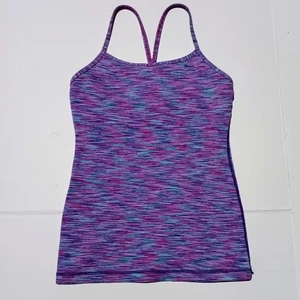 Lululemon Power Y Racerback Tank Top-Size 4-Yoga-Light Support-Wicking-Stretch - Picture 1 of 8