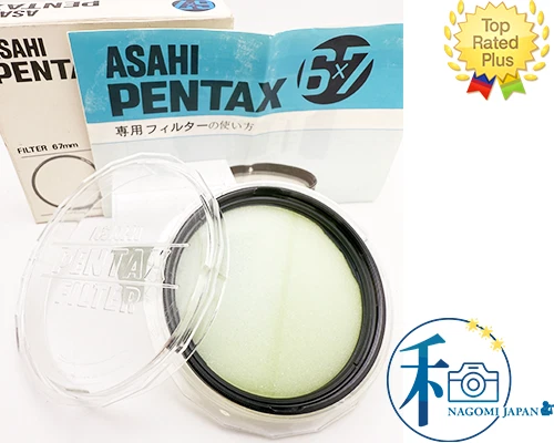 [MINT in Box] Asahi Pentax 6x7 67mm Mor. & Eve. Camera Lens Filter JAPAN #J39 - Image 1 of 4