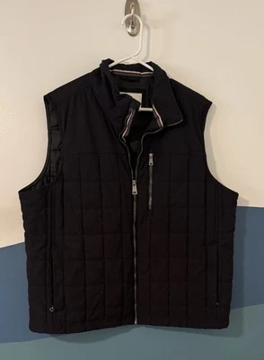 Chaleco Orvis Para Hombre XL Negro Acolchado Colección Clásica Cremallera Completa Multi Bolsillos *Mancha Foto 1 de 4