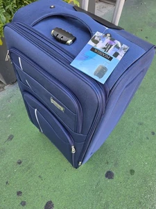 26" Travel Suitcase 8 Wheels Spinner Combination Lock Extra Lightweight... - Picture 1 of 9