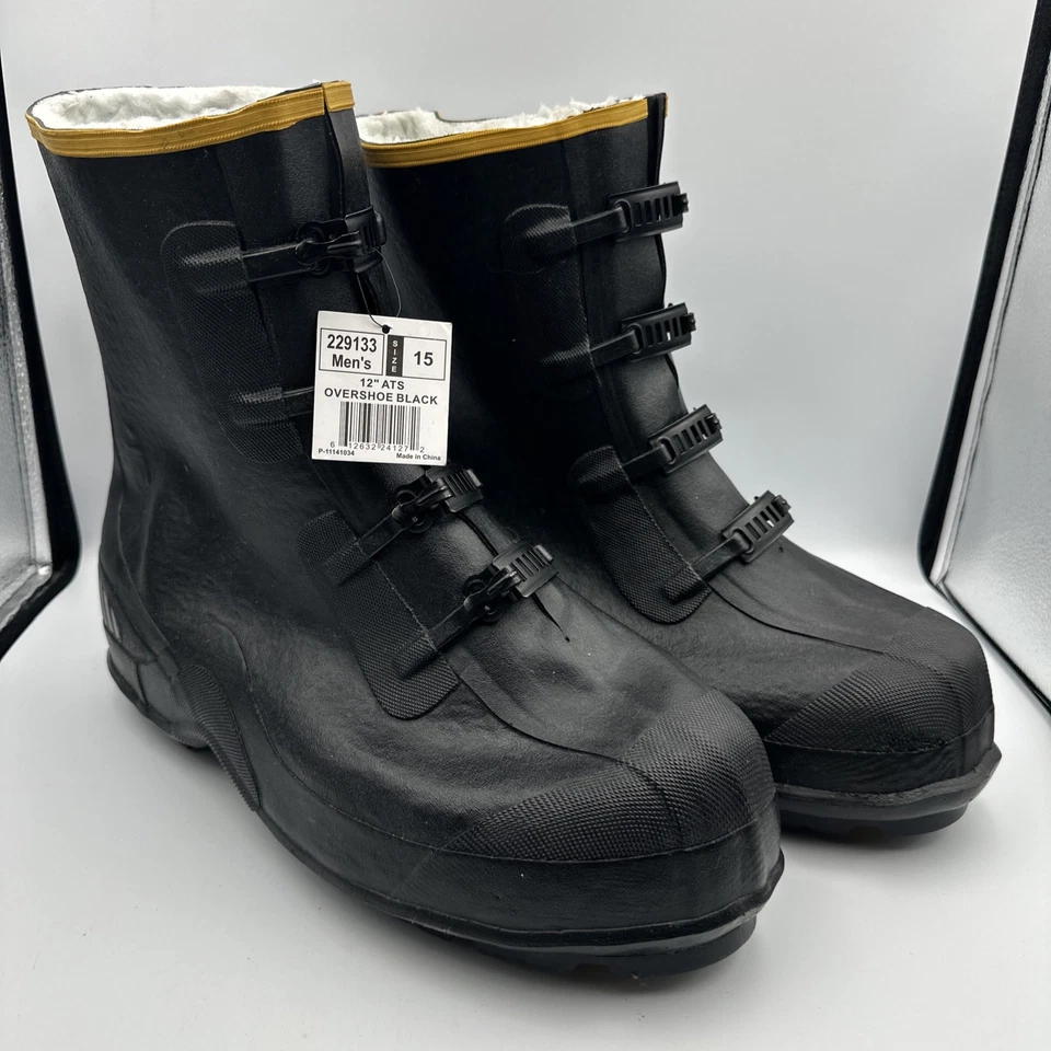 Sapatos de trabalho masculinos de borracha preta Lacrosse ATS carboneto de tungstênio 12 polegadas - Imagem 1 de 4