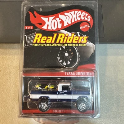Hot Wheels RLC Texas Drive 'Em 2011 Real Riders Serie 11 Azul #3594/4000 Foto 1 de 3