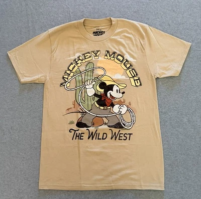Футболка Disney Mickey Mouse The Wild West, маленькая бежевая - Изображение 1 из 4