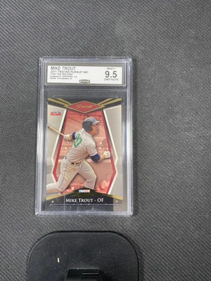 Mike Trout 2011 Tristar Pursuit 1 For The Record CCG 9.5 RC - Image 1 of 2