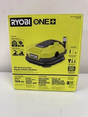 Inflador/desinflador inalámbrico de doble función ONE+ 18V (solo herramienta) Foto 1 de 3