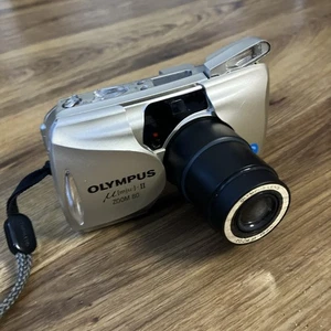 Olympus MJU II Zoom 80 35mm Film Camera Tested working Vintage - Picture 1 of 13
