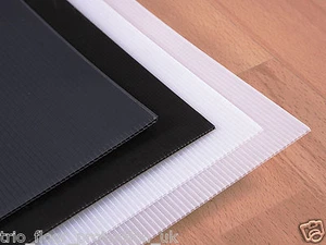 Correx Cordek Fluted Plastic Protection Sheets Cover Boards 1.2 x 2.4m UK MADE ! - Picture 1 of 5